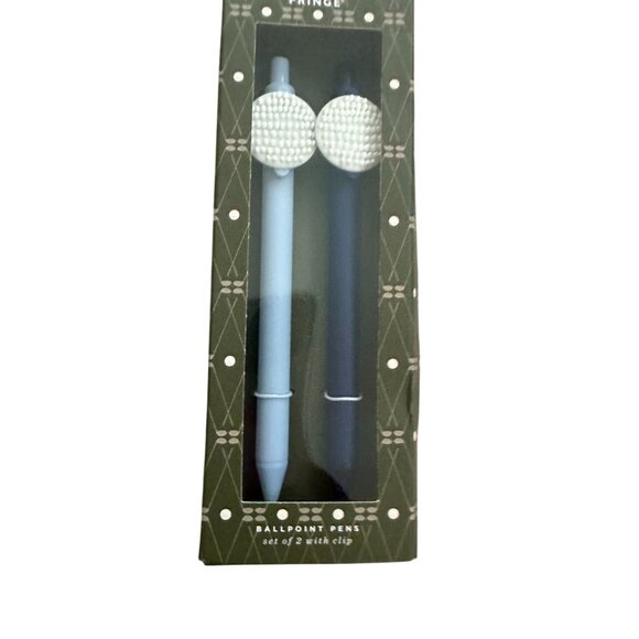FRINGE Set of 2 Golf Ball Pens Set NEW NIB - Picture 3 of 4